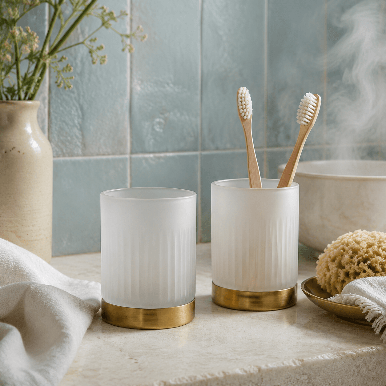 Frosted Tumbler Set
